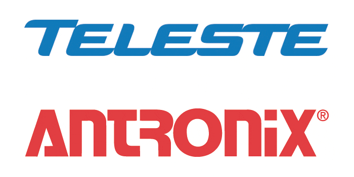 Teleste and Antronix logos